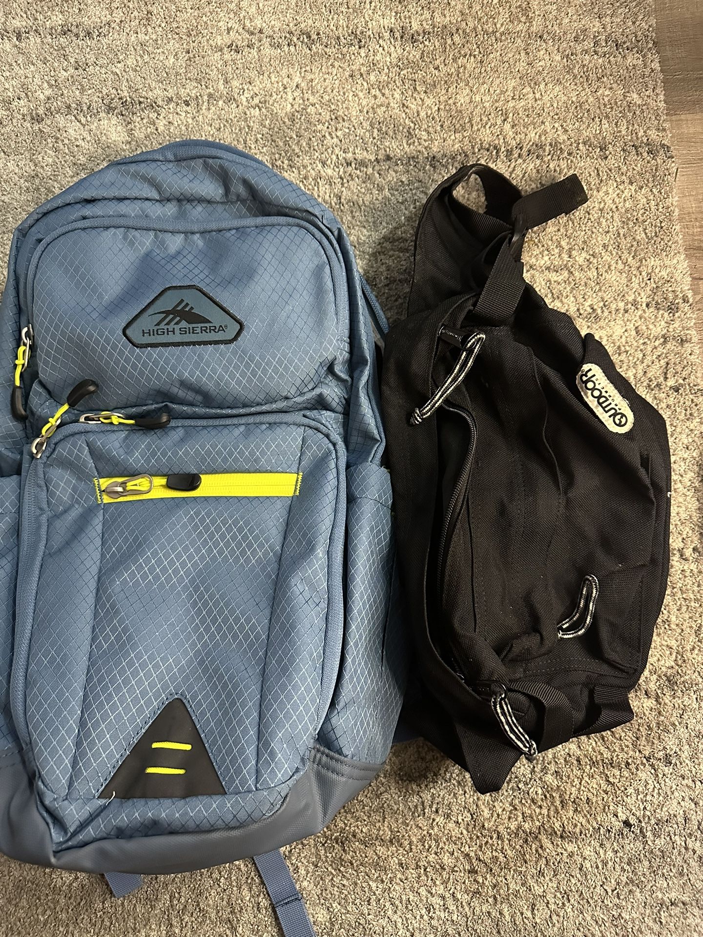 High Sierra Backpack and Fanny Pack