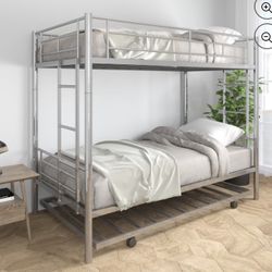 Twin over twin bunk bed with trundle Now