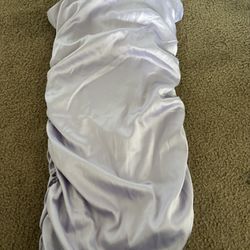 Purple Scrunchy Dress 