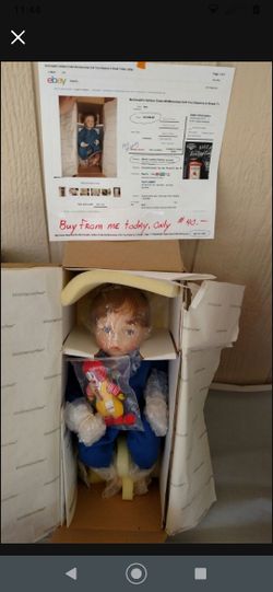 McDonald's Ashton Drake Mcmemory Doll
