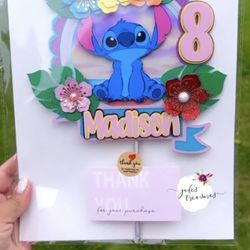 Stitch Cake Topper 