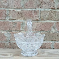 Vintage Imperial Crystal Basket 