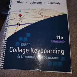 College Keyboarding & Document Processing