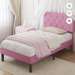 Brand New Pretty Pink Twin Bed