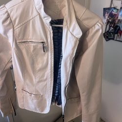 White Leather Jacket