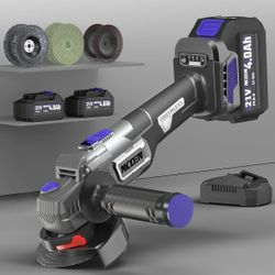 Cordless Angle Grinder with Battery