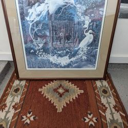 Framed Bev Doolittle Print