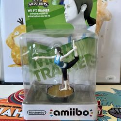 NIB Super Smash Bros. Wii Fit Trainer Amiibo