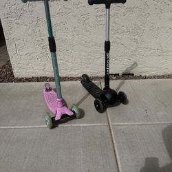 Kids 3 Wheel Scooter With Light Up Wheels