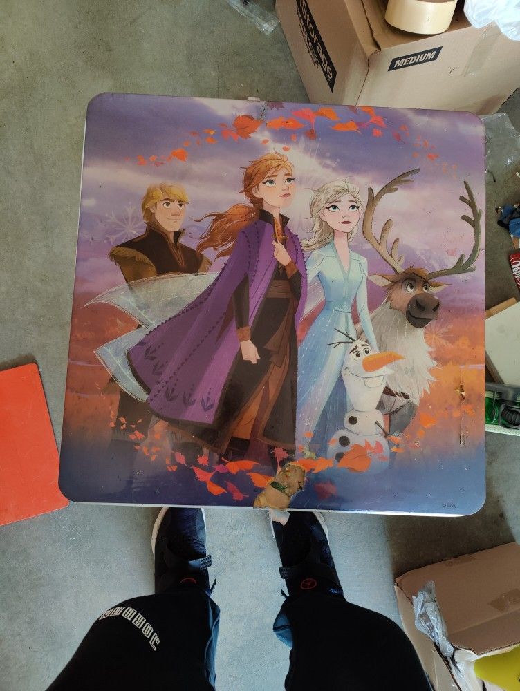 Disney Frozen Table And Chairs