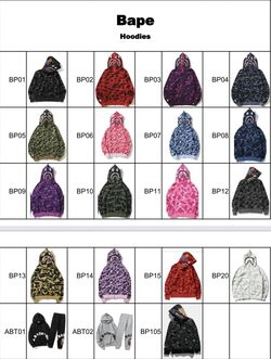 BAPE HOODIES