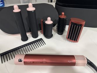 Dyson Air Wrap Multi-styler In Limited Edition Strawberry/Blush Color (Opened/Used once)