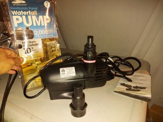 Smartpond 10 ft Waterfall Pump 2000gph