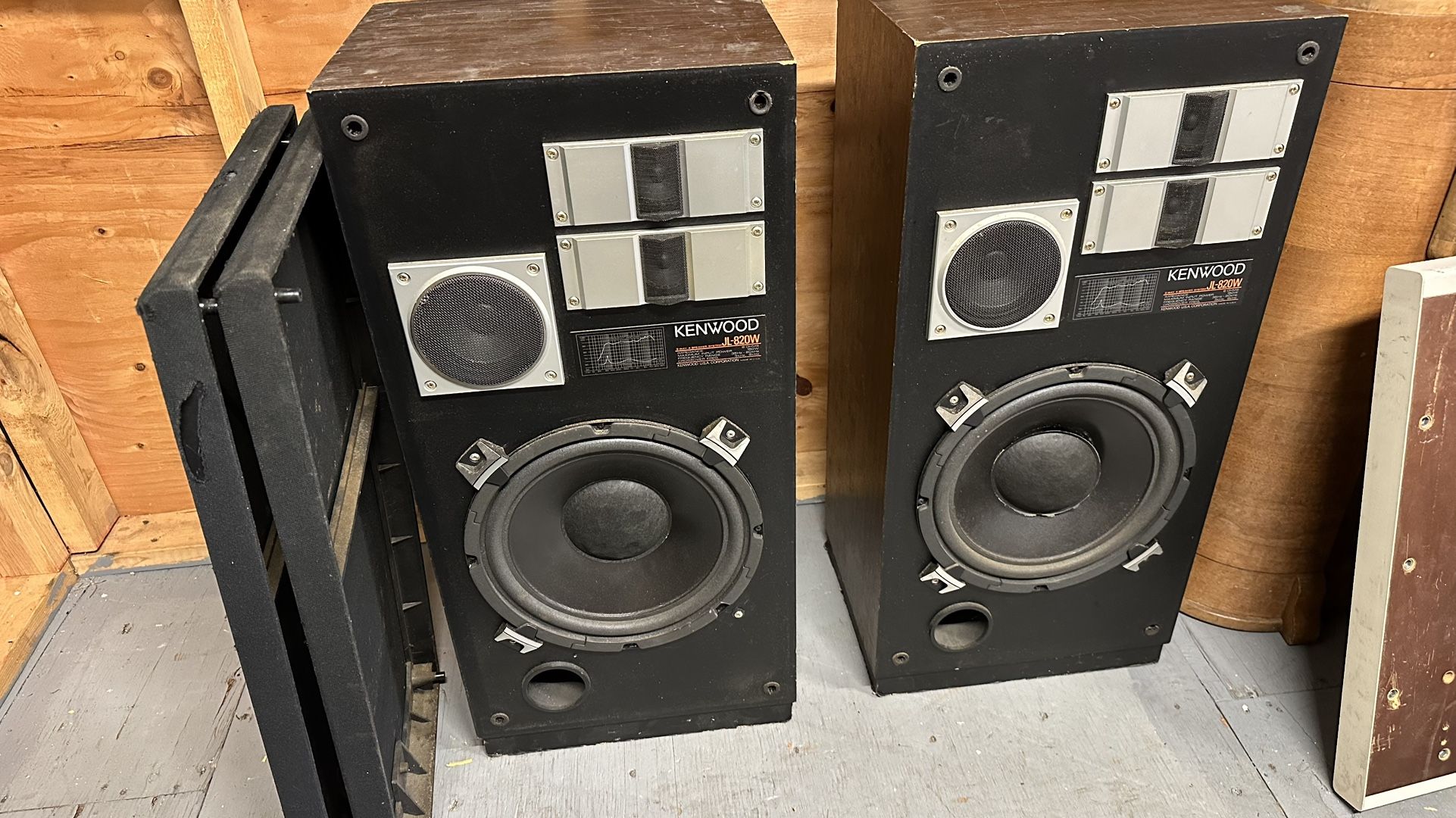 Kenwood JL 820W vintage speakers