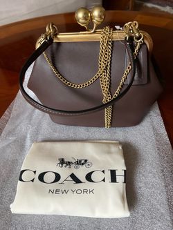 Coach kiss lock purse
