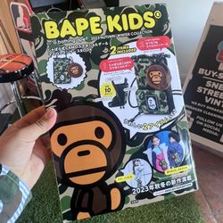 Bape Kids/Women’s Green Camo Crossbody Bag