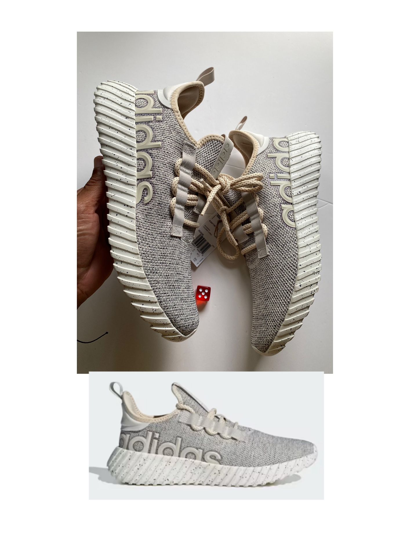 Adidas Kaptir 3.0 Sneakers Running Shoe Wonder Beige Men’s sz 9.5 NEW NO BOX