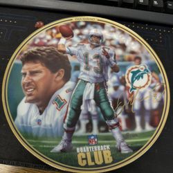 1996 Dan Marino NFL Collectible Plate