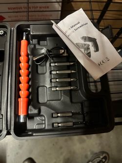 Electric Screwdriver Kit with Case
