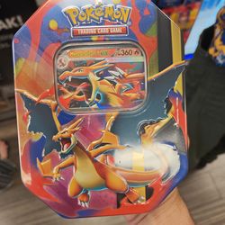 Pokemon mega Charizard Y tin