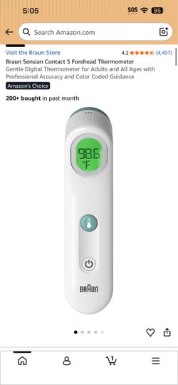 Braun Sensian Swipe 5 Thermometer