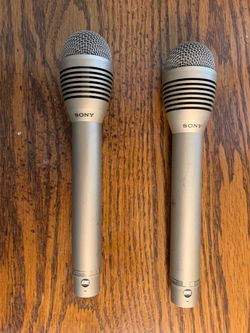 Vintage microphones, Sony ECM 65P cardio condensers
