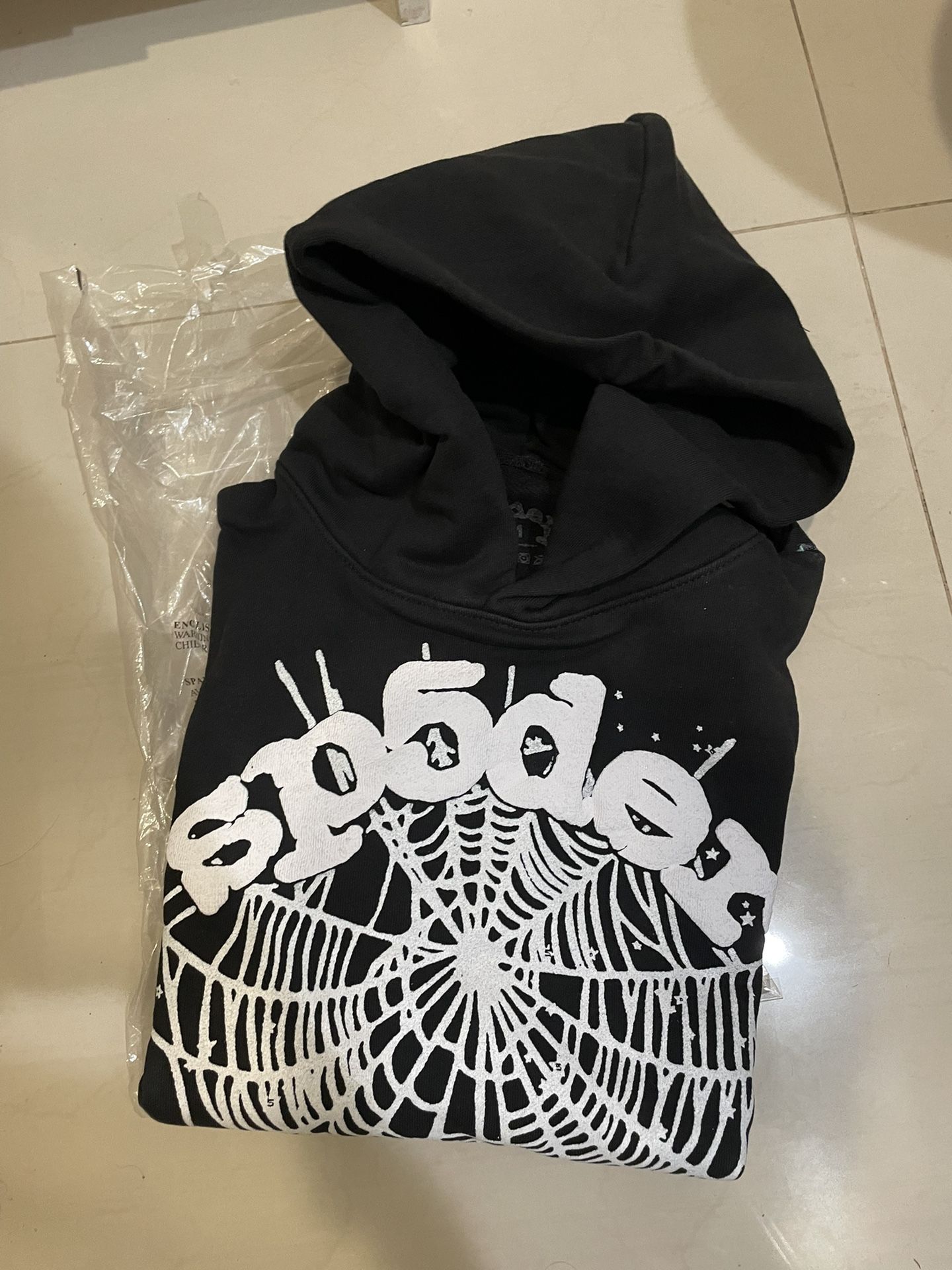 Black spider hoodie