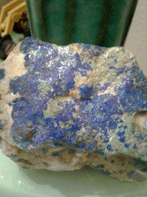 Azurite malachite specimem