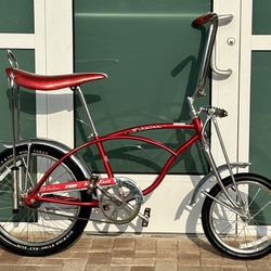 schwinn Candy Apple Red Krate String-Ray Bike 