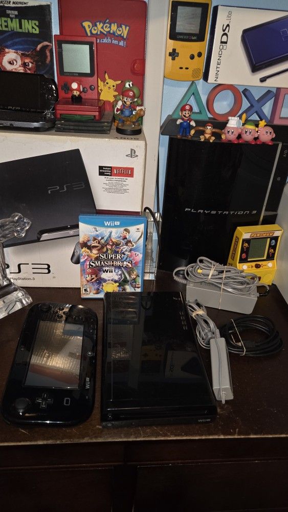 Nintendo Wii U With 4 Games 