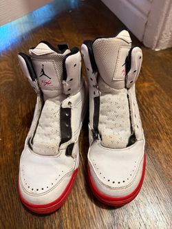 Jordan Flight High-Top Sneakers White Red
