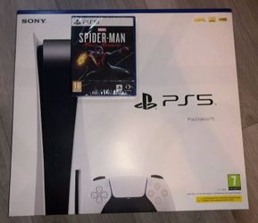 Sony PS5 Disc Edition Bundle With SpiderMan Miles Morales