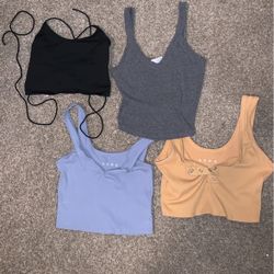 Crop Top Bundle With Dresses & Jean Overalls 