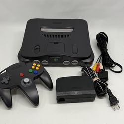 Authentic Nintendo 64 N64 Console  Gray Clean, Tested & Working Region Free