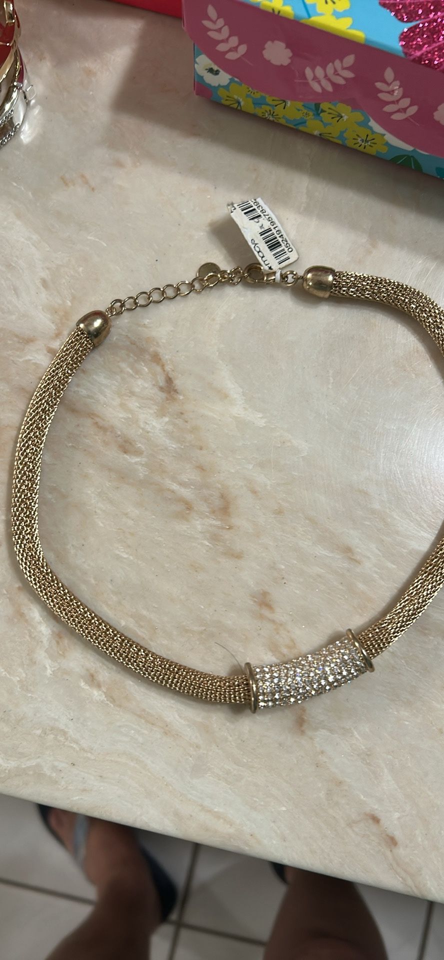 Gold Tone Choker