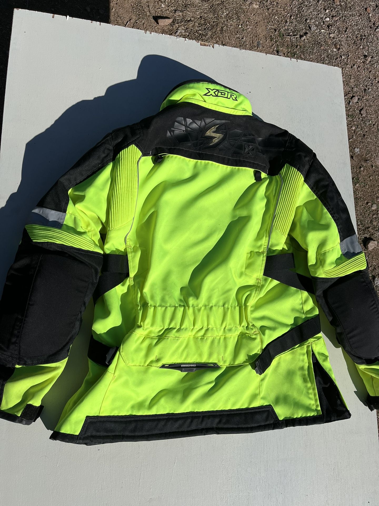 Scorpion EXO Hi Vis Motor Cycle Jacket XL