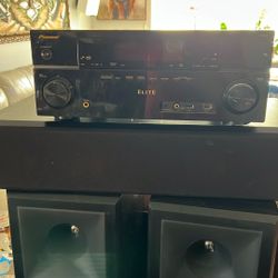 Klipsch 3.1 Whit Av Receiver Pioneer Élite Vez-32