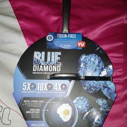 Blue Diamond 12 Inch Frying Pan With Lid