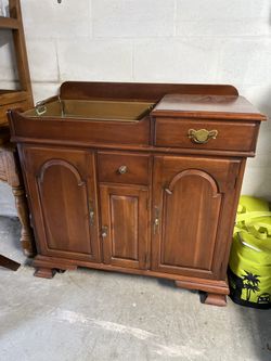 Pennsylvania House Dry Sink Bar Cart Cabinet Server