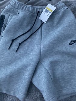 nike tech shorts grey