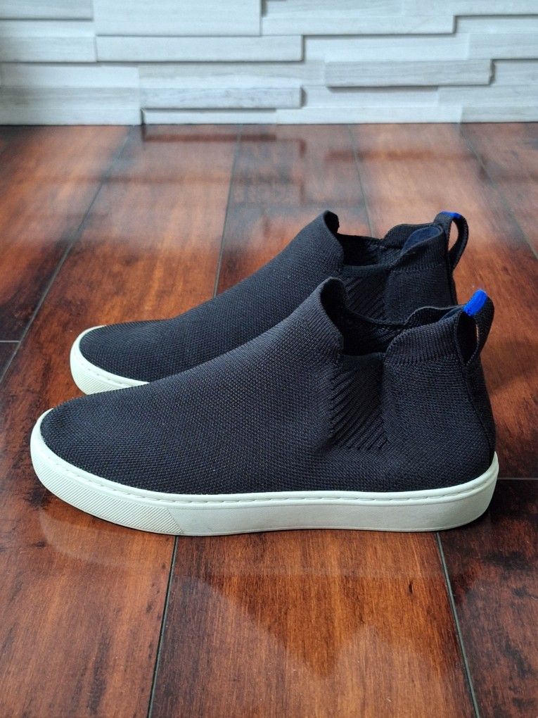 Rothy's The Chelsea Boot In Black, Size 7
