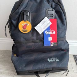 NBALAB x The Shrine Co Sneaker Daypack Miami Heat Bag Backpack New with Tags