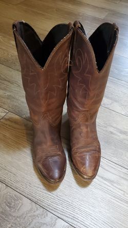 Real leather boots womens size 8.5
