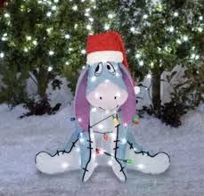 NEW Christmas Eeyore Christmas Outdoor Lighted Yard Decoration