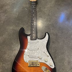 50th Anniversary American Stratocaster Quilted Maple Sunburst 1996