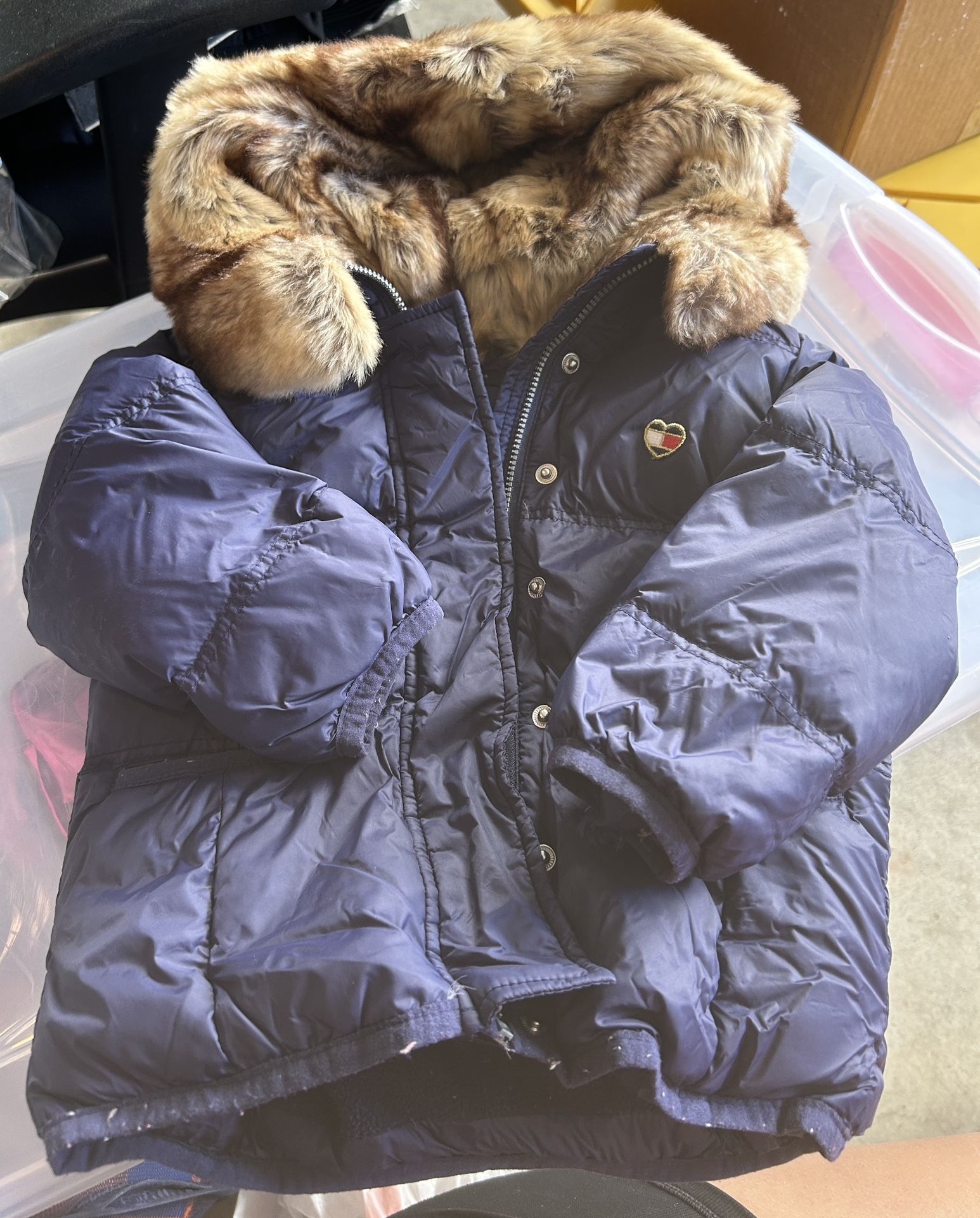 Tommy Hilfiger Toddler Jacket with Fur