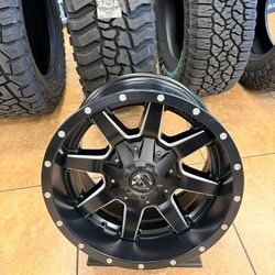 Fuel Maverick 17x9 5x114 Wheels -12 Offset Black Milled