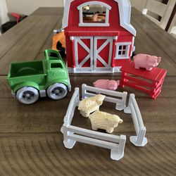 Green Toy Farm playset