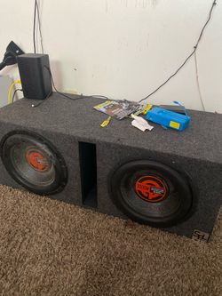 12 inch sub woofers box