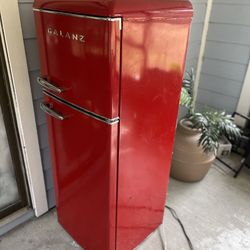 Red Retro / Vintage Refrigerator